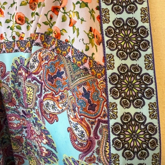 Alice + Olivia Multi pattern / color Floral Print Long Kimono Size Medium/large - Picture 5 of 9